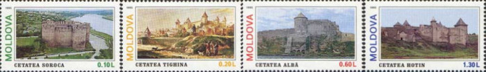 MOLDOVA 1995, Fortarete, Cetati, serie neuzata, MNH