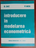 Introducere in modelarea economica- D. Zait, P. Nica