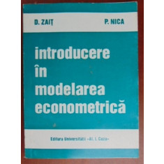 Introducere in modelarea economica- D. Zait, P. Nica