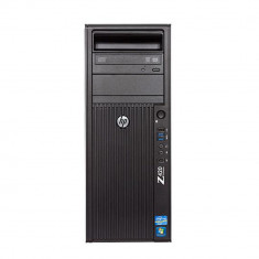 unitate calculator refurbished HP Z420 workstation Procesor Xeon E5 1620, Memorie RAM 8 GB, SSD 128 GB, DVD-Rom