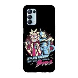 Husa compatibila cu Oppo A52, Viceversa, model Drink Bros Futurama, Silicon, TPU, Transparent, Carcasa
