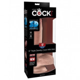 Dildo Clasic Cu Testicule King Cock, 23 Cm