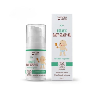 Ulei pentru scalpul bebelusilor, bio,15ml, Wooden Spoon foto
