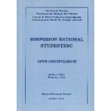 Simpozion National Studentesc, Editia a VIII-a, 2016