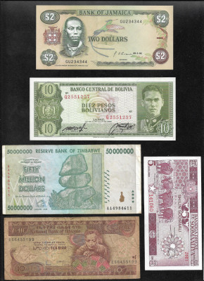 Set #69 15 bancnote de colectie (cele din imagini) foto