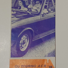 Pliant Touring ACR, A.C.R. 1979 - Reclama La Excursiile Externe Cu Itinerare