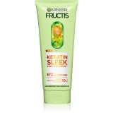 Garnier Fructis Keratin Sleek balsam pentru păr uscat și fragil 200 ml