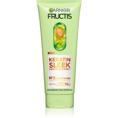 Garnier Fructis Keratin Sleek balsam pentru păr uscat și fragil 200 ml