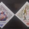 RUSIA 1966 porțelan, curier postas si fata , SERIE 2v. NESTAMPILATA