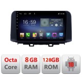 Navigatie Android pentru Hyundai Kona, Octa Core, 8GB RAM, 128GB, 4G
