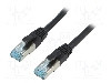 Cablu patch cord, Cat 6a, lungime 10m, S/FTP, LOGILINK - CQ6095S foto