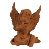 Cumpara ieftin Figurina Inger polirasina maro 9x8x11 cm