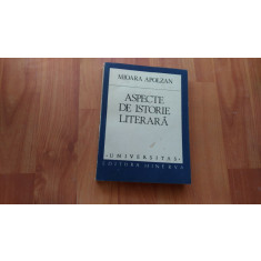 ASPECTE DE ISTORIE LITERARA - MIOARA APOLZAN