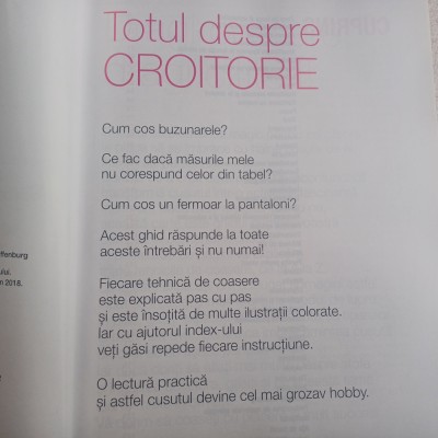 TOTUL DESPRE CROITORIE.BURDA STYLE-2018 X3. foto
