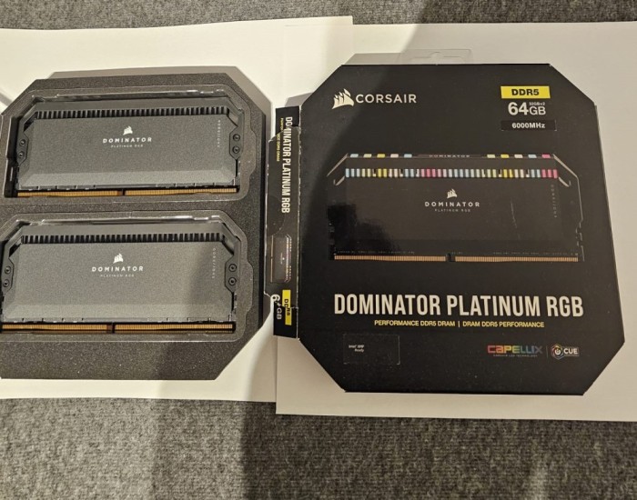 Vand Corsair 64GB DDR5 PC RAM (2 x 32GB)