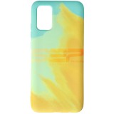 Husa Silicon Watercolor Samsung Galaxy A02s/M02s, Autumn Leaves, Protectie Premium
