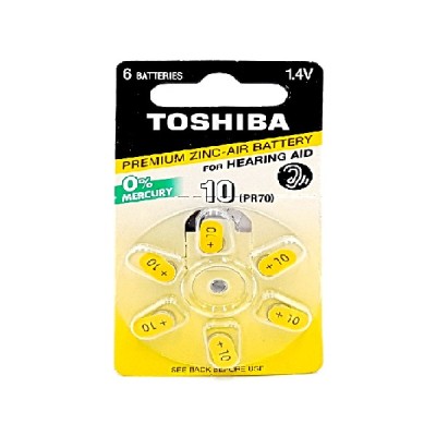 Set 6 Baterii pentru Aparate Auditive Toshiba 10 BL6 CGS foto