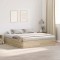 vidaXL Cadru de pat Stejar sonoma 200 x 200 x 31.5 cm Lemn compozit