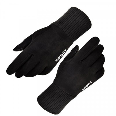 Manusi De Iarna Tactile Unisex Techsuit ST0009, Marime Universala, Negre foto