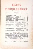 REVISTA FUNDATIILOR REGALE - ANUL II, NR.10, OCTOMBRIE 1935-COLECTIV-349804