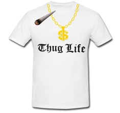 Tricou &amp;quot; Thug life chain &amp;quot; foto
