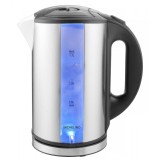 Fierbator electric MICHELINO 74320, 2200W, 1.7 litri, otel inoxidabil, pereti dubli, iluminare LED