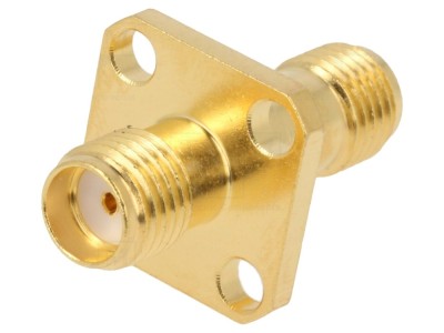 Conector SMA mamă 50&amp;Omega;, aurit foto