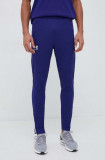 Under Armour pantaloni de trening Pique culoarea violet, neted