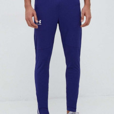 Under Armour pantaloni de trening Pique culoarea violet, neted