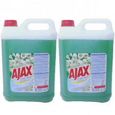 2 x Ajax 5L Flowers of Spring, Floral Fiesta, Solutie pentru geamuri, 2 x 5000ml foto