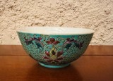 BOL DIN PORTELAN FIN CHINEZESC, PICTAT MANUAL D11,5cm