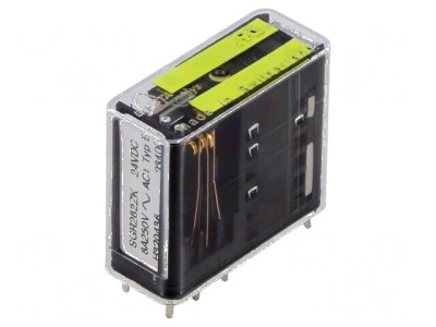 Releu electromagnetico DPDT Ubobina 24VDC 6A soclu RCI - Releu electromagnetico DPDT Ubobina 24VDC 6A soclu RCI foto