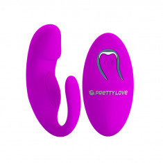 Vibrator cuplu Remote Purple foto