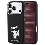 Husa MagSafe pentru Apple iPhone 18 Pro Max / 17 Pro Max, Karl Lagerfeld, Smooth Choupette Sketch, Neagra