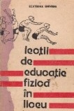 Lectii de educatie fizica in liceu