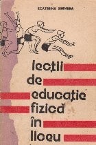 Lectii de educatie fizica in liceu