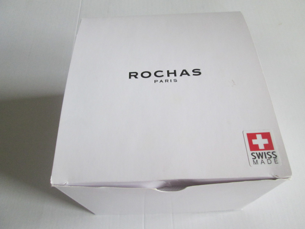 Ceas nou barbatesc Rochas Paris Swiss Made in cutia originala, Fashion,  Quartz, Inox | Okazii.ro