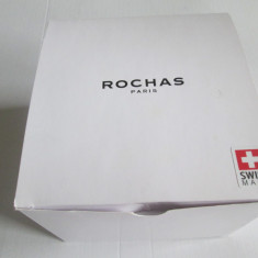 Ceas nou barbatesc Rochas Paris Swiss Made in cutia originala