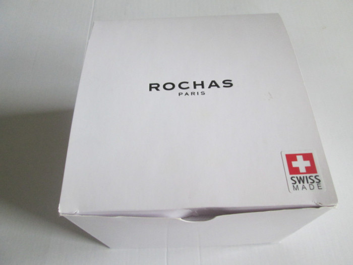 Ceas nou barbatesc Rochas Paris Swiss Made in cutia originala