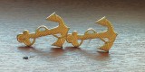 S 53 - semne de arma - metalice - marina militara - aurii