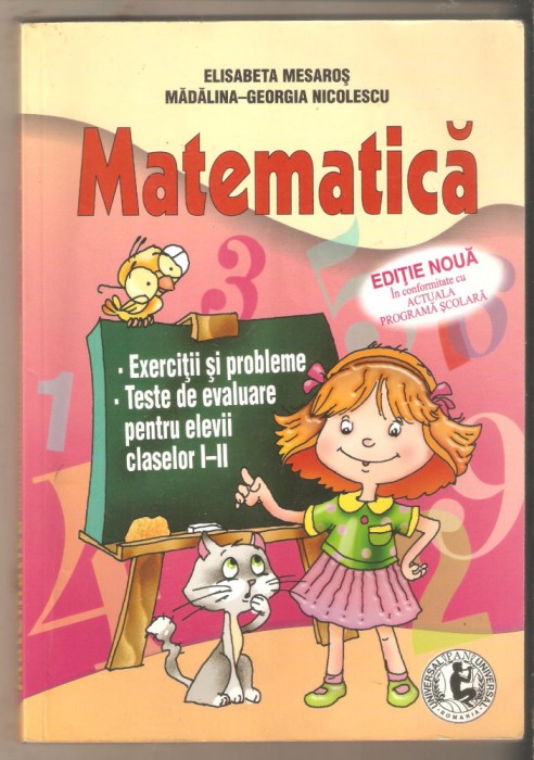 Matematica Exercitii si probleme claselor I-II-Elisabeta Mesaros