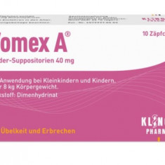 Supozitoare, Vomex A, Klinge Pharma, pentru Copii, Impotriva Raului de Miscare, 40gr, 10 buc