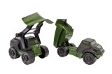 Set doua masinute, echipaj militar, Technok, basculanta si utilaj deszapezitor