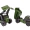 Set doua masinute, echipaj militar, Technok, basculanta si utilaj deszapezitor