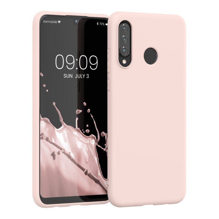 Husa Kwmobile pentru Huawei P30 Lite, Silicon, Roz, 47499.225