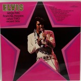 Elvis Presley &lrm;&ndash; Elvis Sings Hits From His Movies _ NM / VG+ vinil, LP, disc rock &amp; roll _ RCA, Franta, 1972