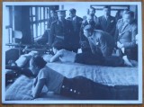 Foto interbelica, Principele mostenitor Gustav Adolf al Suediei asistand la exercitiile de tragere ale studentelor dela ANEF