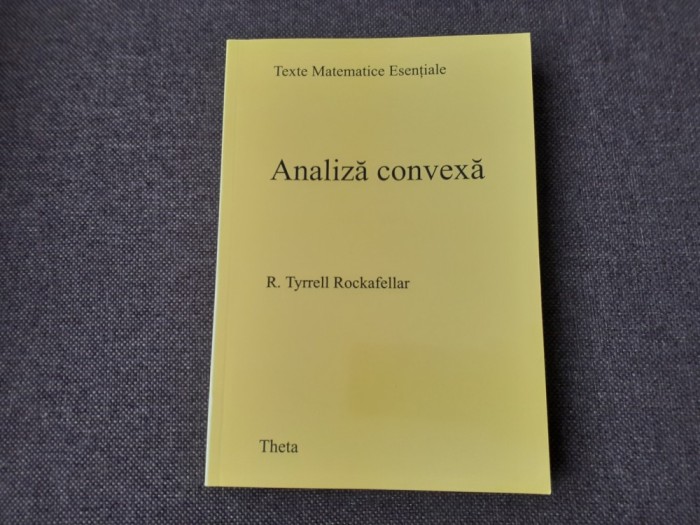 R.TYRRELL ROCKAFELLAR ANALIZA CONVEXA