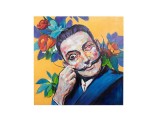 Cumpara ieftin Tablou pictat in ulei canvas Village 100x2.8x100 cm