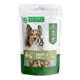 Natures Protection Snack Dog rabbit and cod rolls 75 g